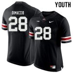 Youth Ohio State Buckeyes #28 Dominic DiMaccio Black Nike NCAA College Football Jersey For Fans JZA3044AP